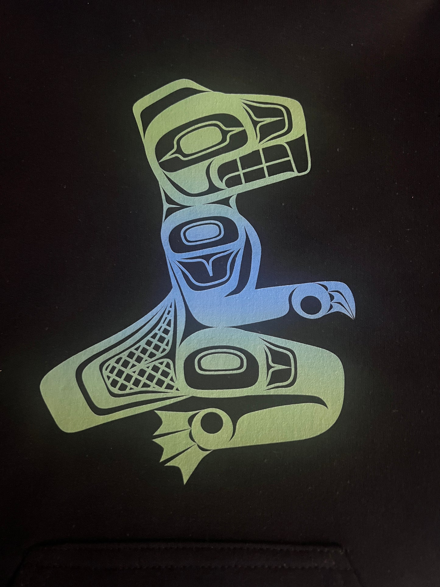 Lloyd Beaver Hoodie - Premium from Northwest Coast Native Apparel/John P Wilson Haisla - Just $50! Shop now at Northwest Coast Native Apparel/John P Wilson Haisla