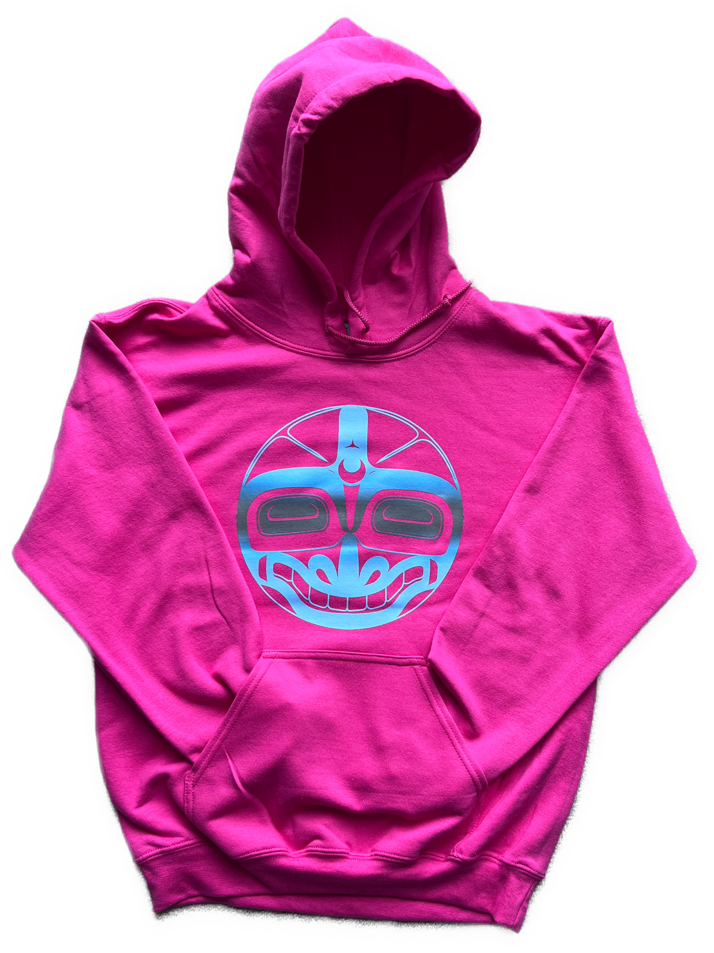Killerwhale Hoodie Heliconia - Premium from Northwest Coast Native Apparel/John P Wilson Haisla - Just $50! Shop now at Northwest Coast Native Apparel/John P Wilson Haisla