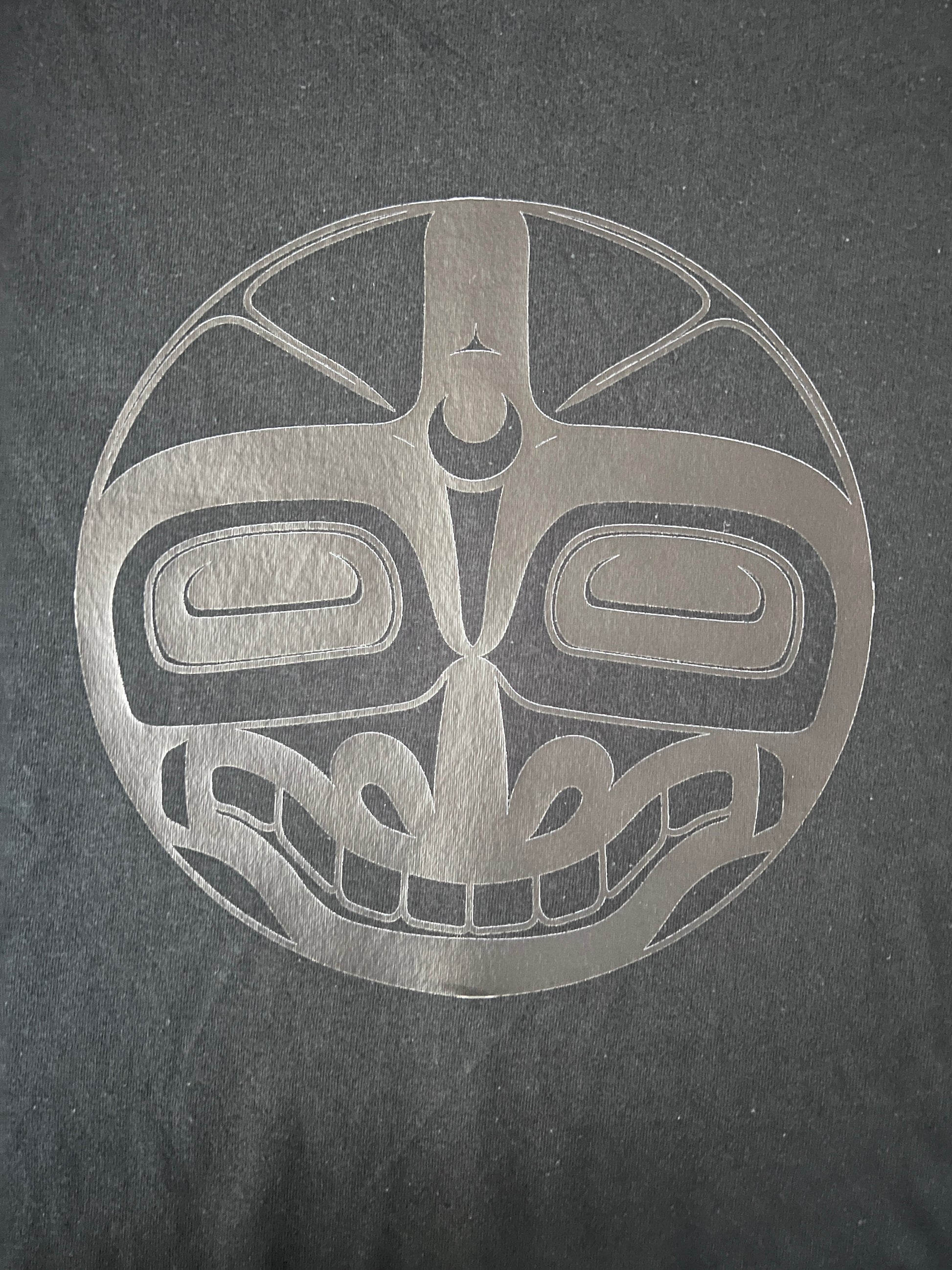 Killerwhale Black on Black - Premium  from Northwest Coast Native Apparel/John P Wilson Haisla - Just $26! Shop now at Northwest Coast Native Apparel/John P Wilson Haisla