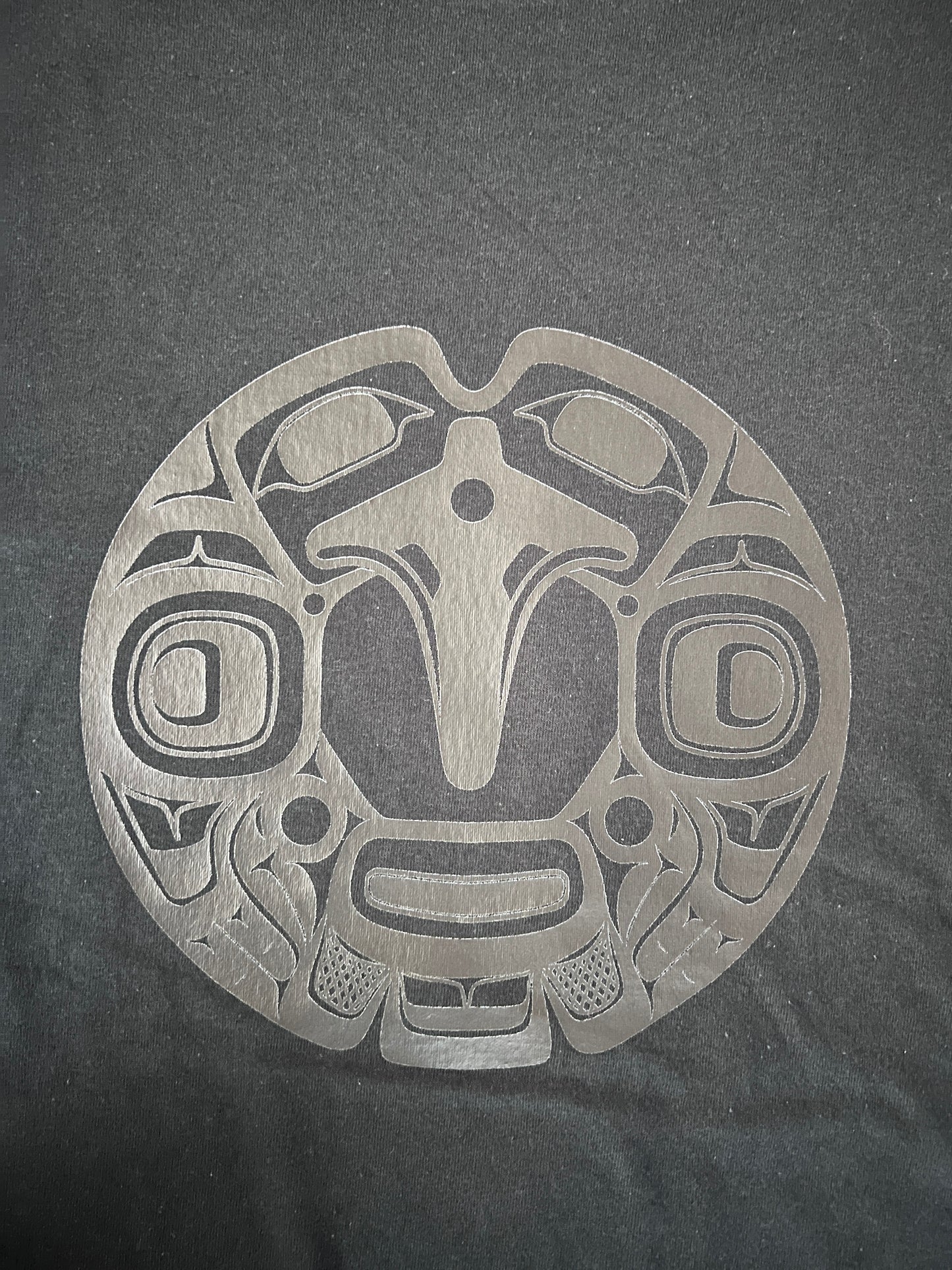 Raven Black on Black - Premium from Northwest Coast Native Apparel/John P Wilson Haisla - Just $26! Shop now at Northwest Coast Native Apparel/John P Wilson Haisla
