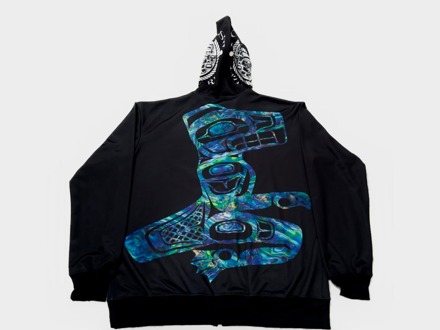 Lloyd Beaver Zip Hoodie - Premium from Northwest Coast Native Apparel/John P Wilson Haisla - Just $100! Shop now at Northwest Coast Native Apparel/John P Wilson Haisla