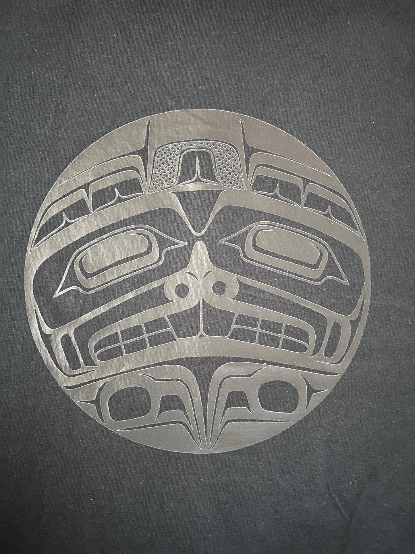Beaver Black on Black - Premium from Northwest Coast Native Apparel/John P Wilson Haisla - Just $26! Shop now at Northwest Coast Native Apparel/John P Wilson Haisla