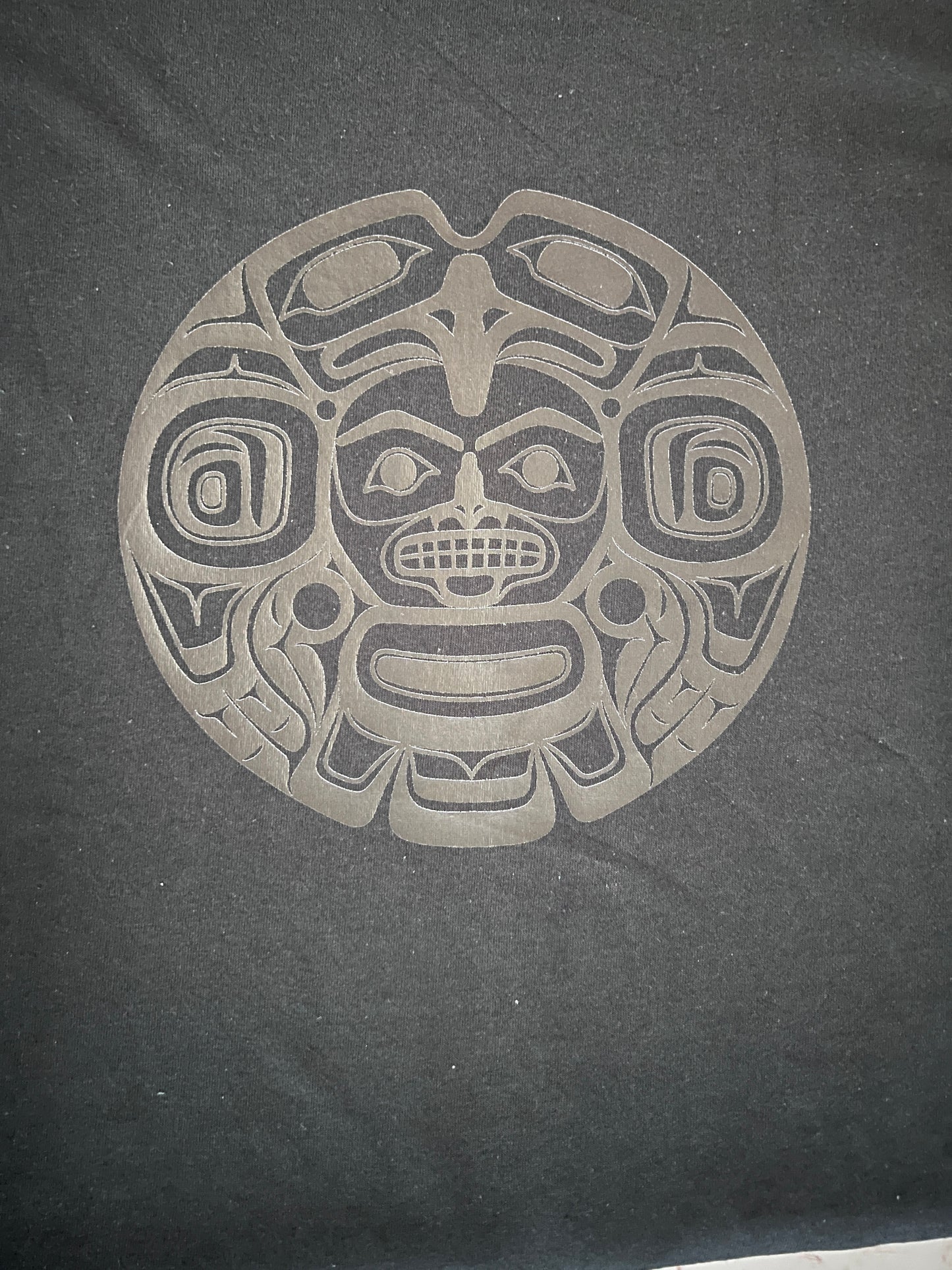 Eagle Black on Black - Premium from Northwest Coast Native Apparel/John P Wilson Haisla - Just $26! Shop now at Northwest Coast Native Apparel/John P Wilson Haisla