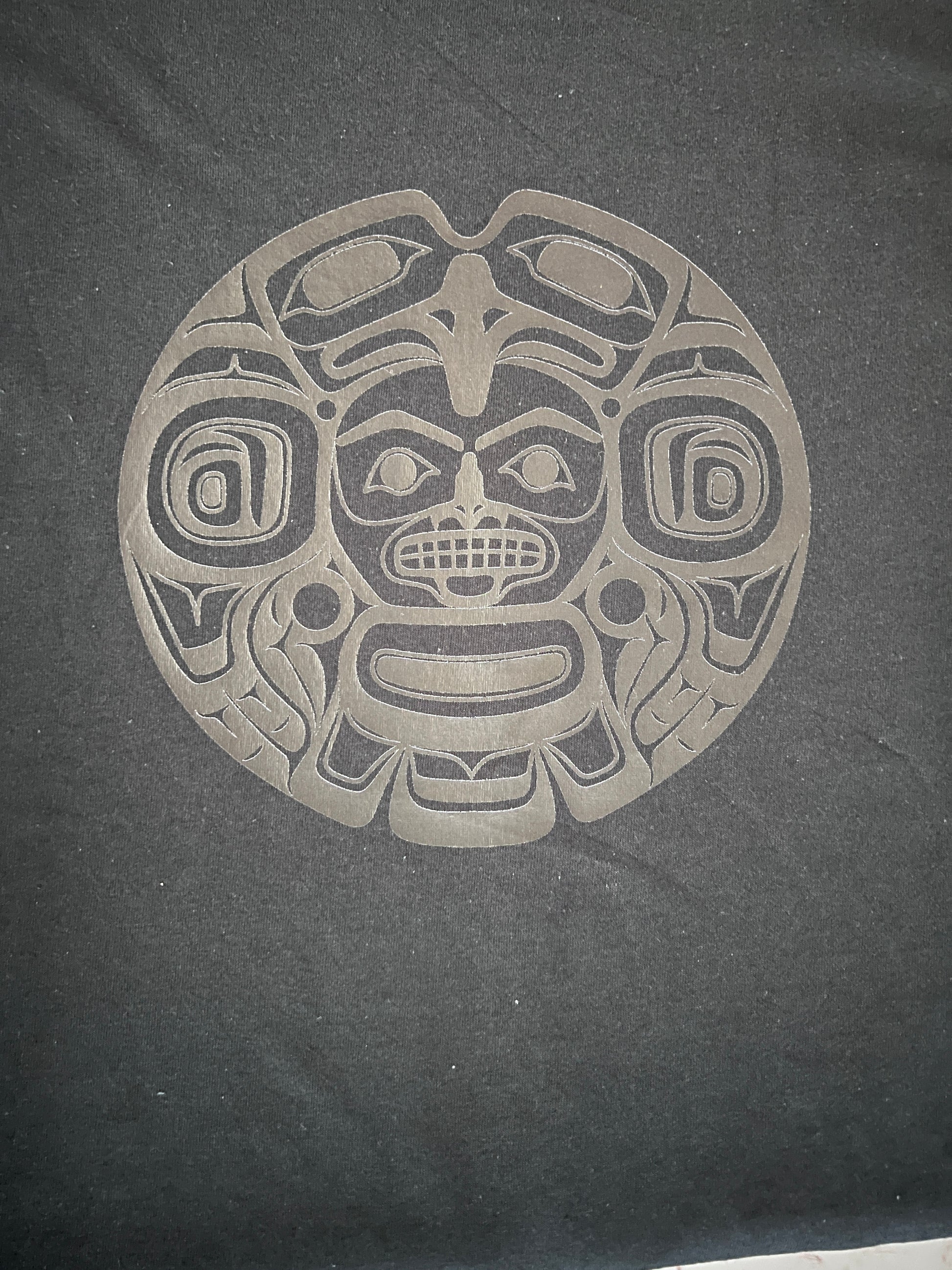 Eagle Black on Black - Premium  from Northwest Coast Native Apparel/John P Wilson Haisla - Just $26! Shop now at Northwest Coast Native Apparel/John P Wilson Haisla