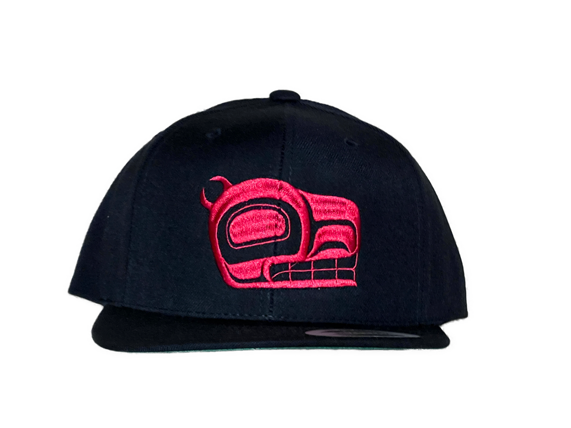 Killerwhale Snapback Cap - Premium  from Northwest Coast Native Apparel/John P Wilson Haisla - Just $50! Shop now at Northwest Coast Native Apparel/John P Wilson Haisla