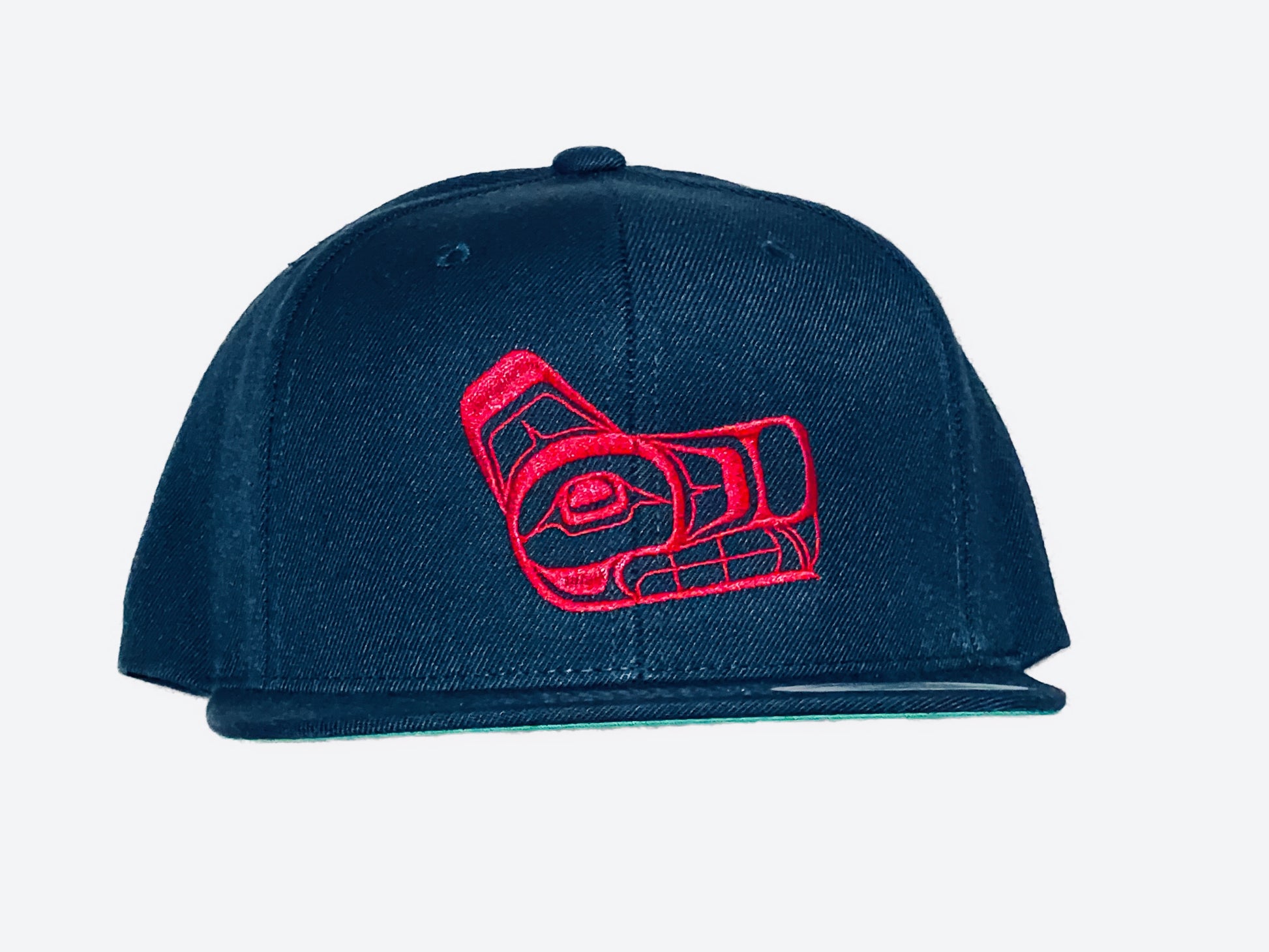 Wolf Snapback Cap - Premium  from Northwest Coast Native Apparel/John P Wilson Haisla - Just $50! Shop now at Northwest Coast Native Apparel/John P Wilson Haisla