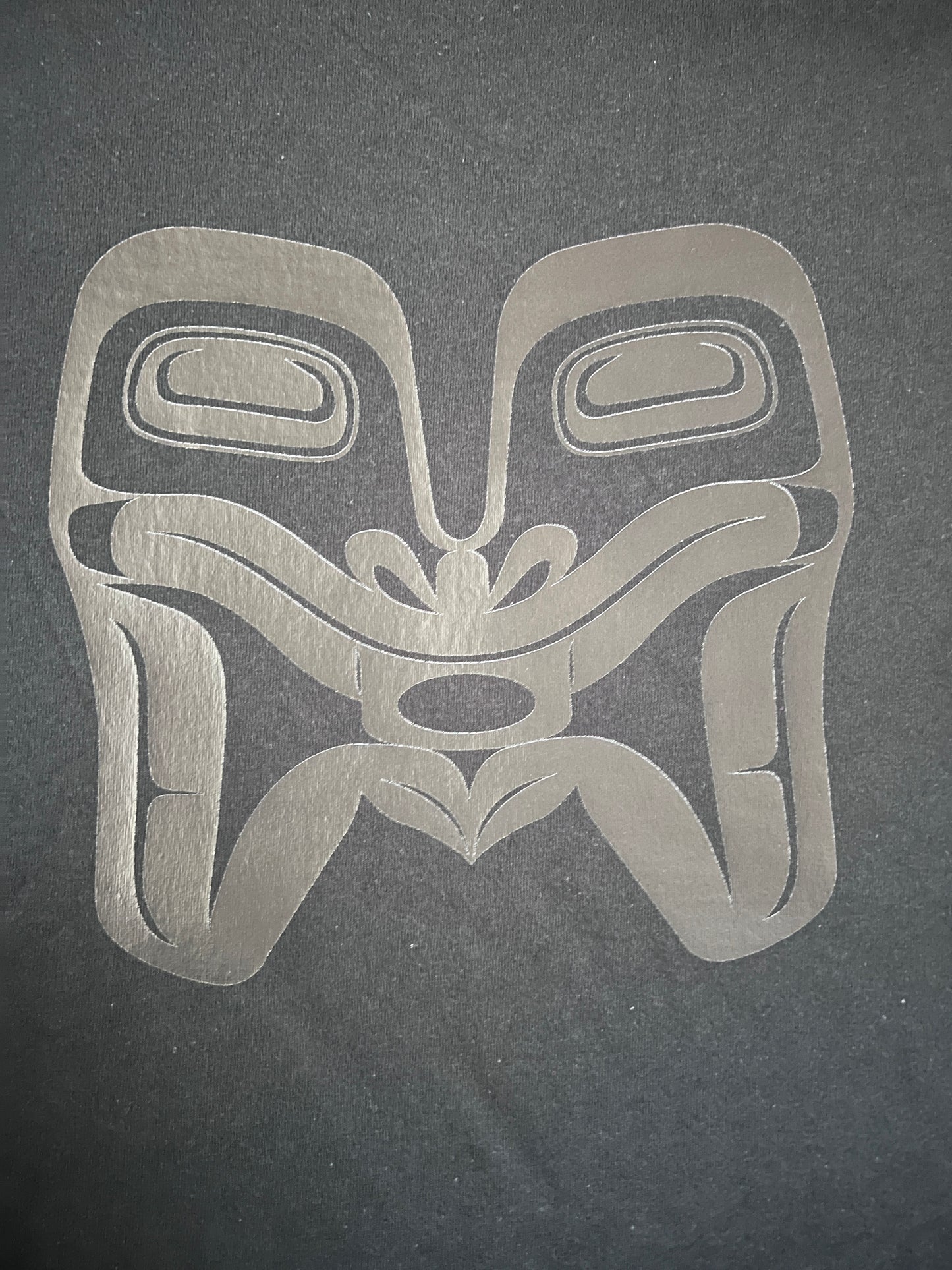 Frog Black on Black - Premium  from Northwest Coast Native Apparel/John P Wilson Haisla - Just $26! Shop now at Northwest Coast Native Apparel/John P Wilson Haisla