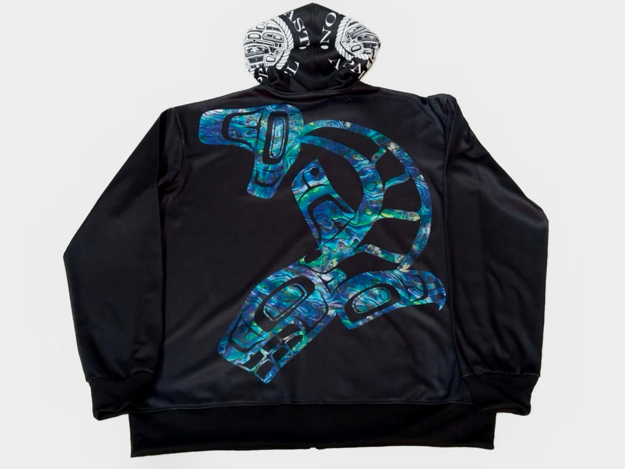 Lloyd Killerwhale Zip Hoodie - Premium  from Northwest Coast Native Apparel/John P Wilson Haisla - Just $100! Shop now at Northwest Coast Native Apparel/John P Wilson Haisla