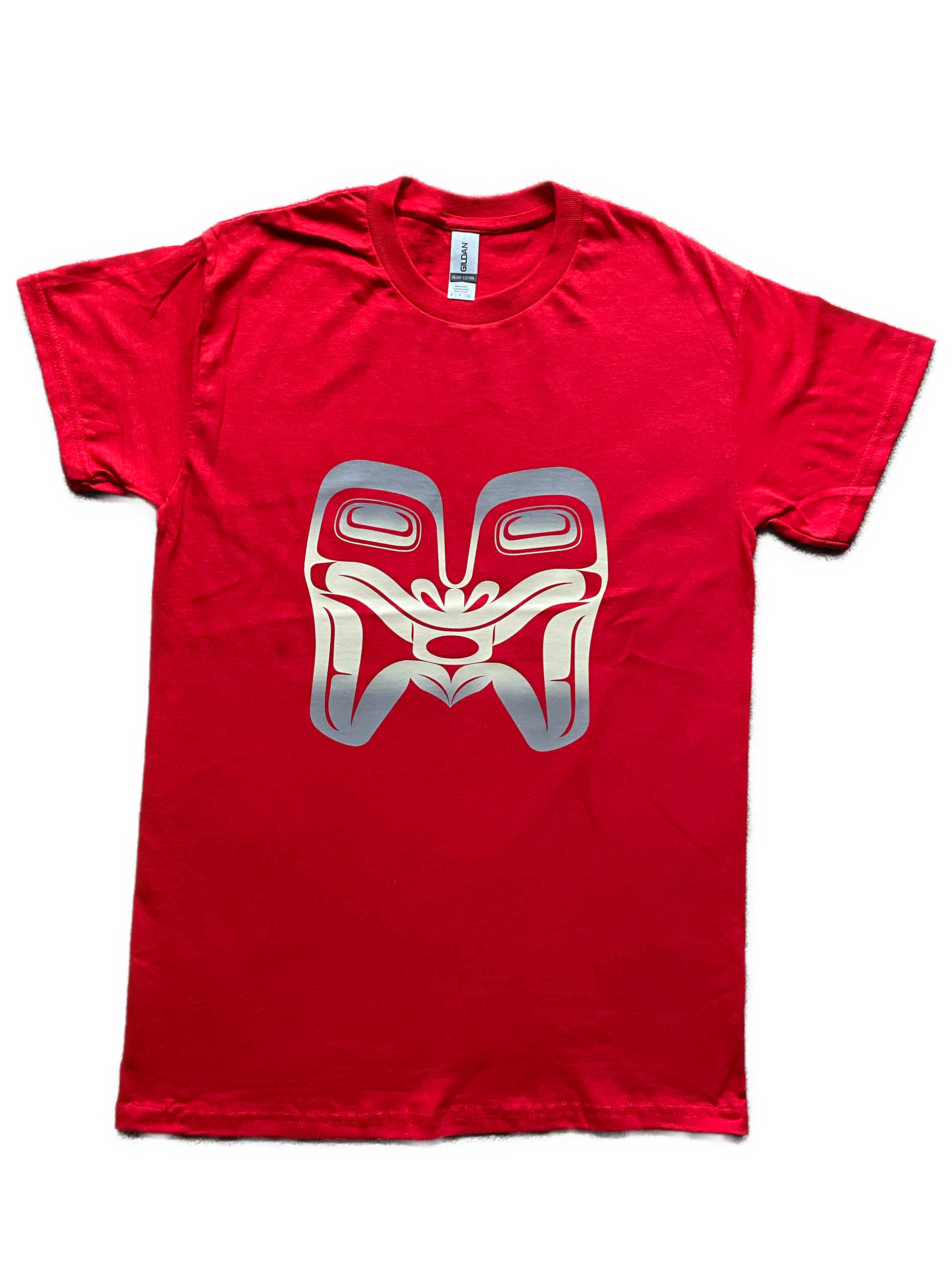 Frog Tshirt Red - Premium  from Northwest Coast Native Apparel/John P Wilson Haisla - Just $26! Shop now at Northwest Coast Native Apparel/John P Wilson Haisla