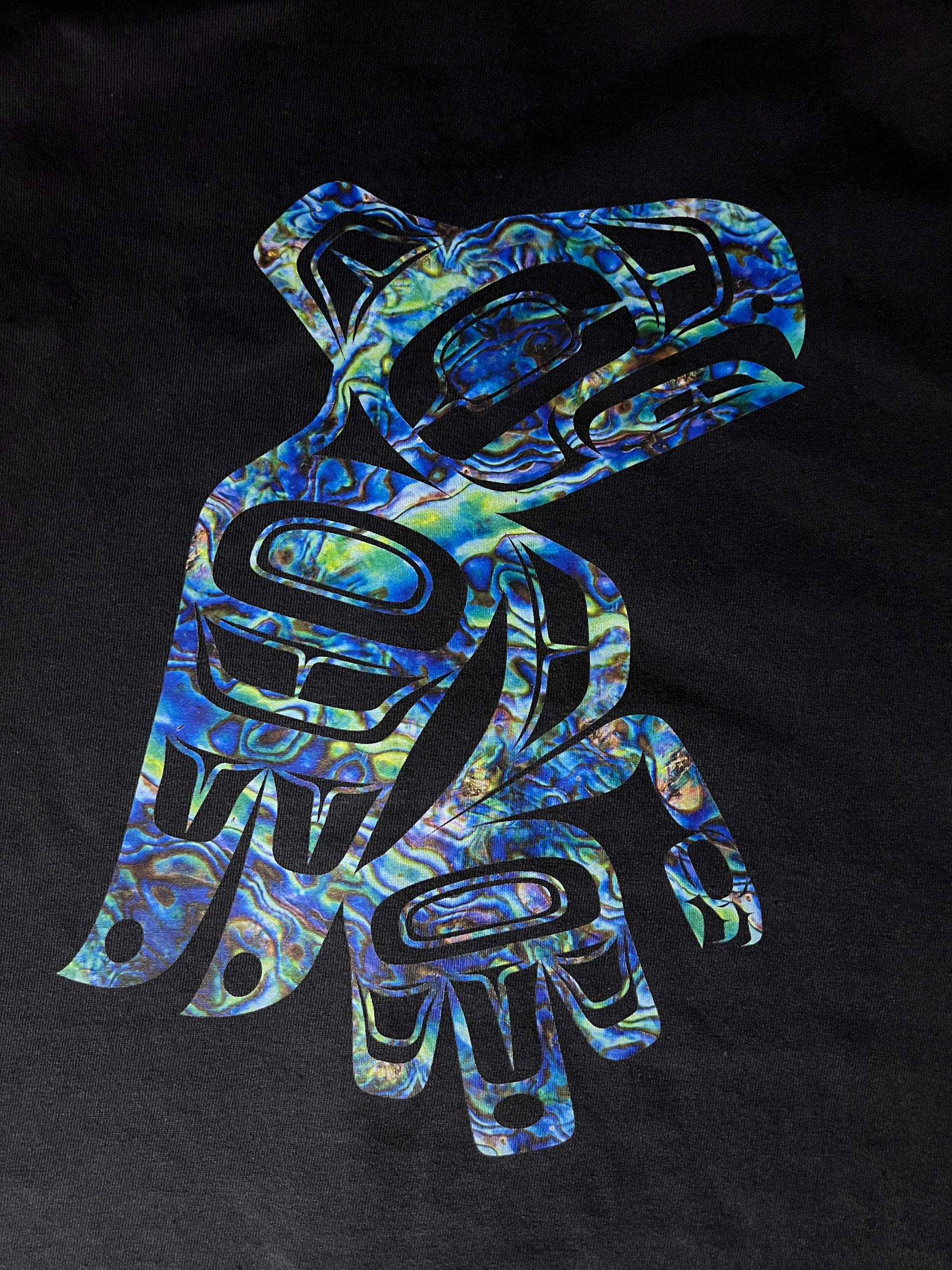 LH Eagle2 Abalone - Premium  from Northwest Coast Native Apparel/John P Wilson Haisla - Just $26! Shop now at Northwest Coast Native Apparel/John P Wilson Haisla