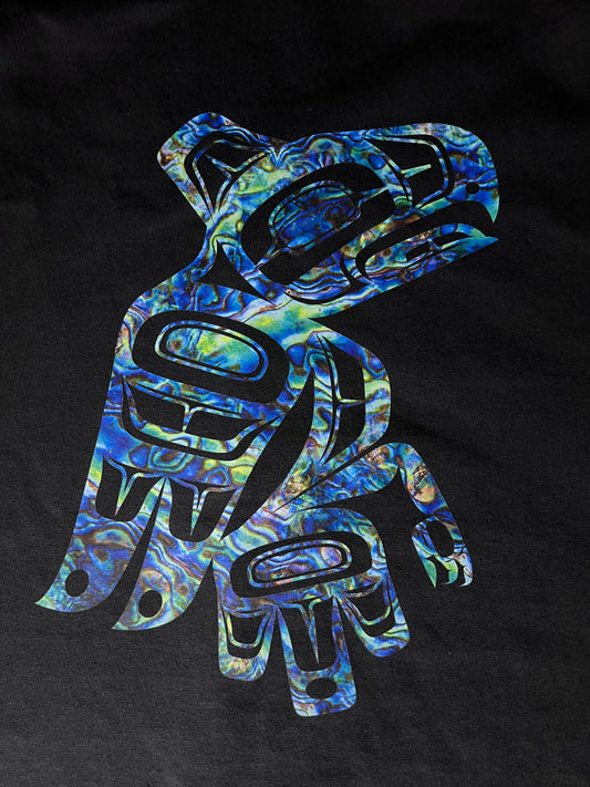 LH Eagle2 Abalone - Premium  from Northwest Coast Native Apparel/John P Wilson Haisla - Just $26! Shop now at Northwest Coast Native Apparel/John P Wilson Haisla