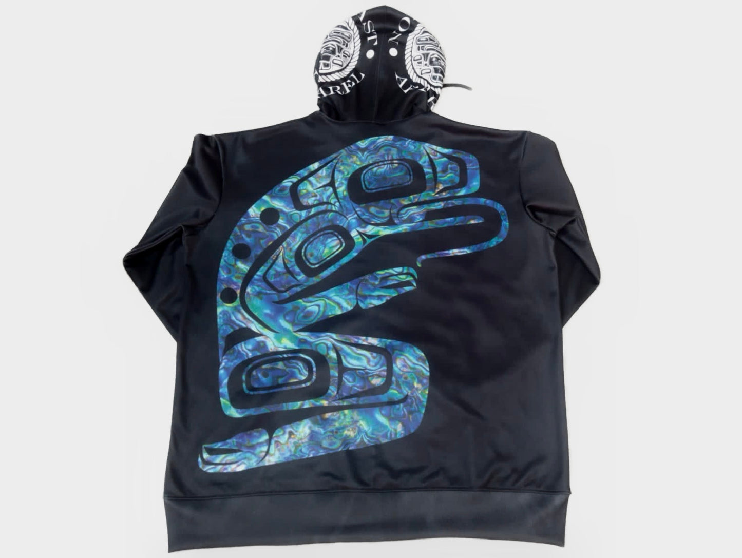 Lloyd Frog Zip Hoodie - Premium  from Northwest Coast Native Apparel/John P Wilson Haisla - Just $100! Shop now at Northwest Coast Native Apparel/John P Wilson Haisla