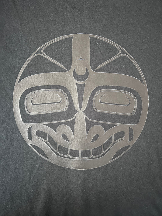 Killerwhale Black on Black - Premium  from Northwest Coast Native Apparel/John P Wilson Haisla - Just $26! Shop now at Northwest Coast Native Apparel/John P Wilson Haisla