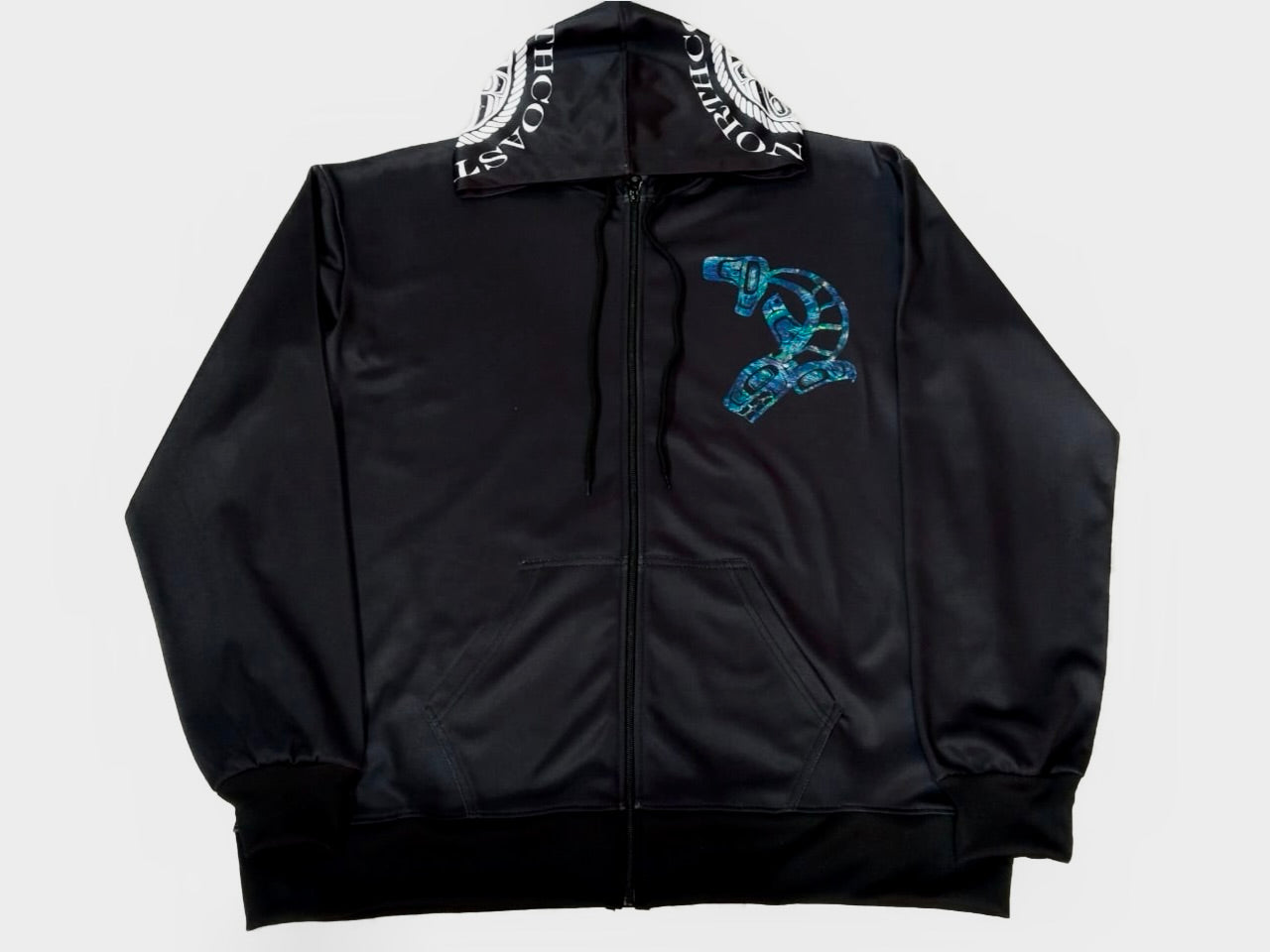 Lloyd Killerwhale Zip Hoodie - Premium  from Northwest Coast Native Apparel/John P Wilson Haisla - Just $100! Shop now at Northwest Coast Native Apparel/John P Wilson Haisla