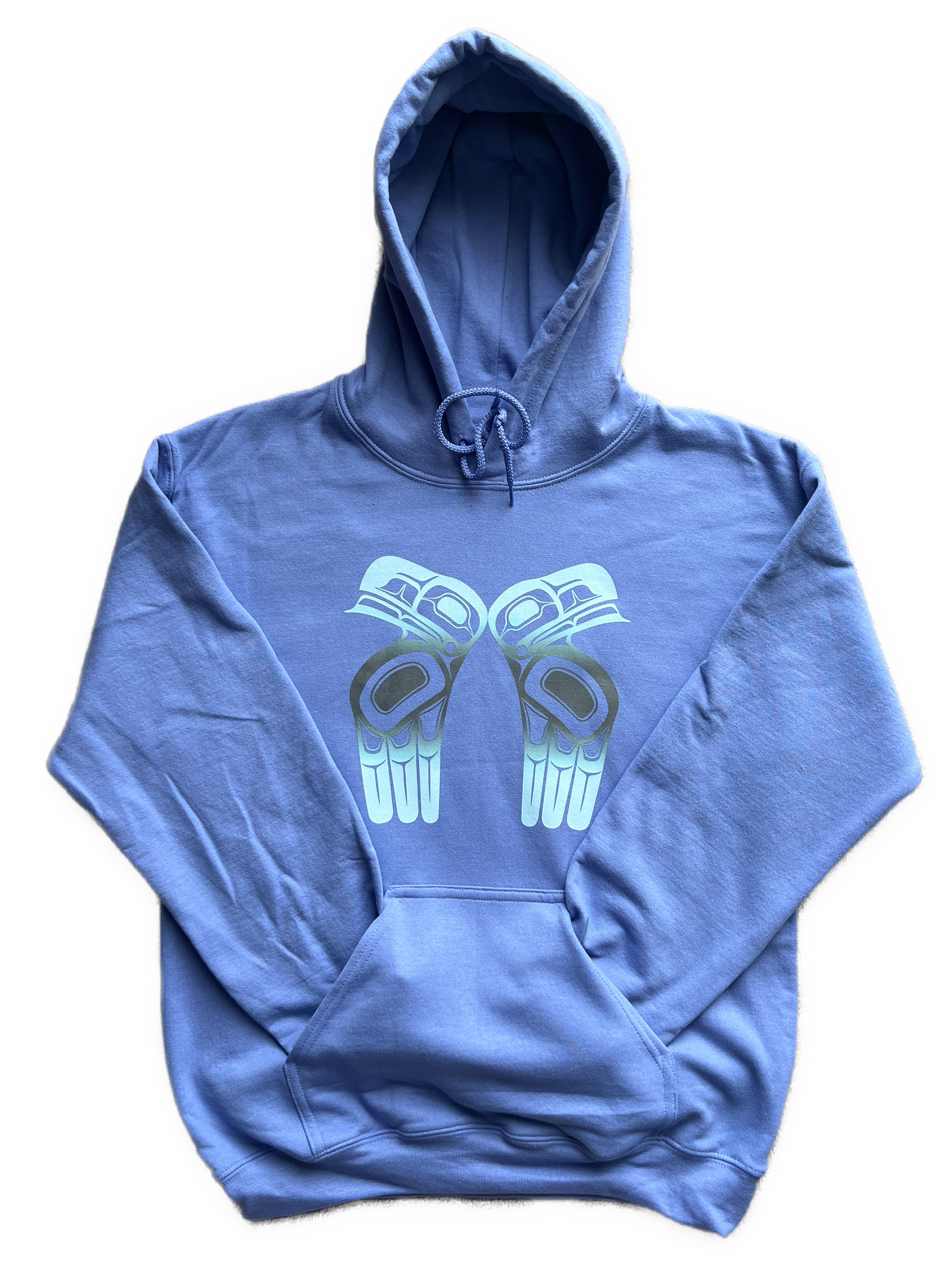 Raven Hoodie Violet - Premium  from Northwest Coast Native Apparel/John P Wilson Haisla - Just $50! Shop now at Northwest Coast Native Apparel/John P Wilson Haisla