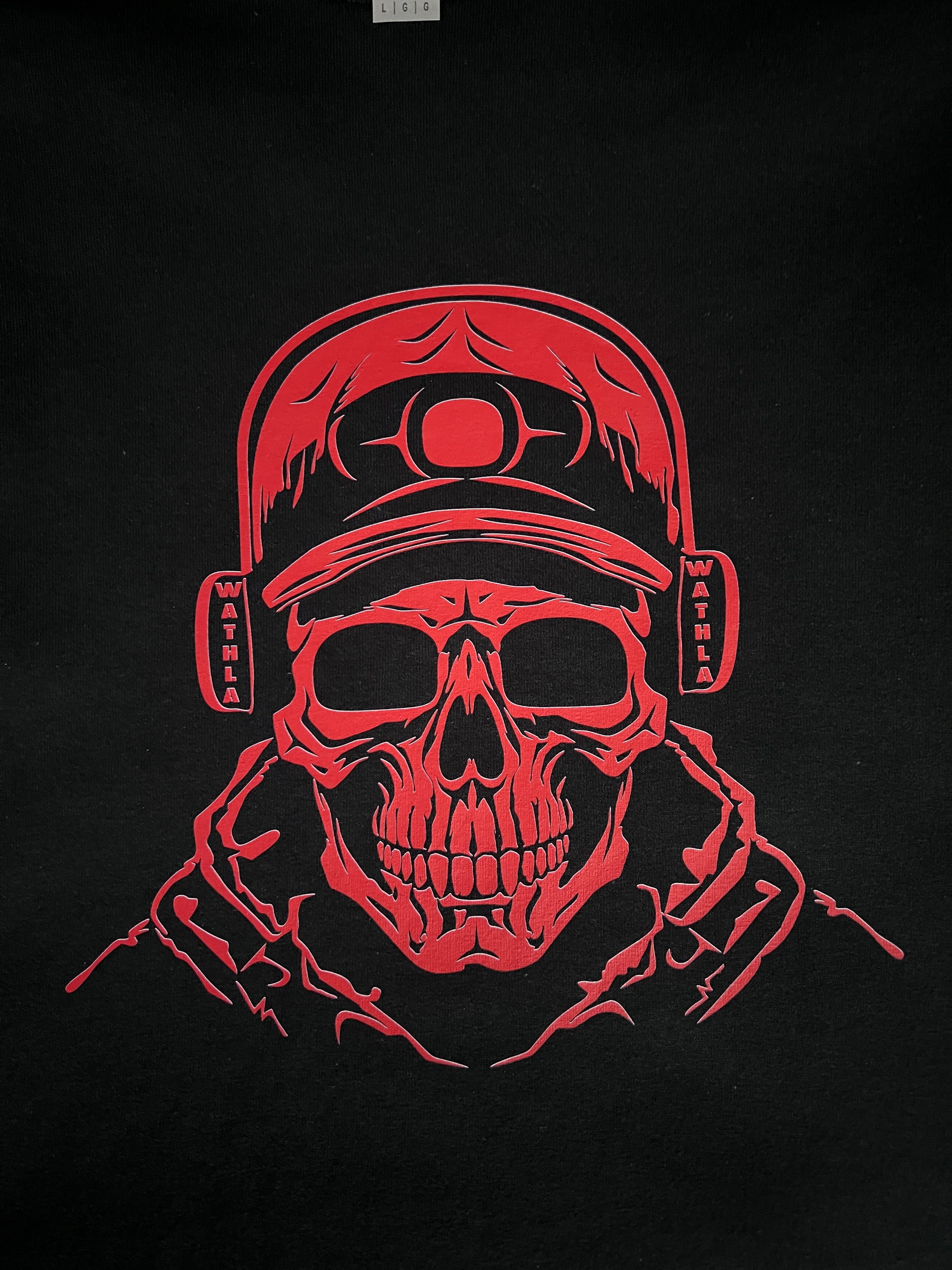 Skull Retro Wathla - Premium  from Northwest Coast Native Apparel/John P Wilson Haisla - Just $26! Shop now at Northwest Coast Native Apparel/John P Wilson Haisla