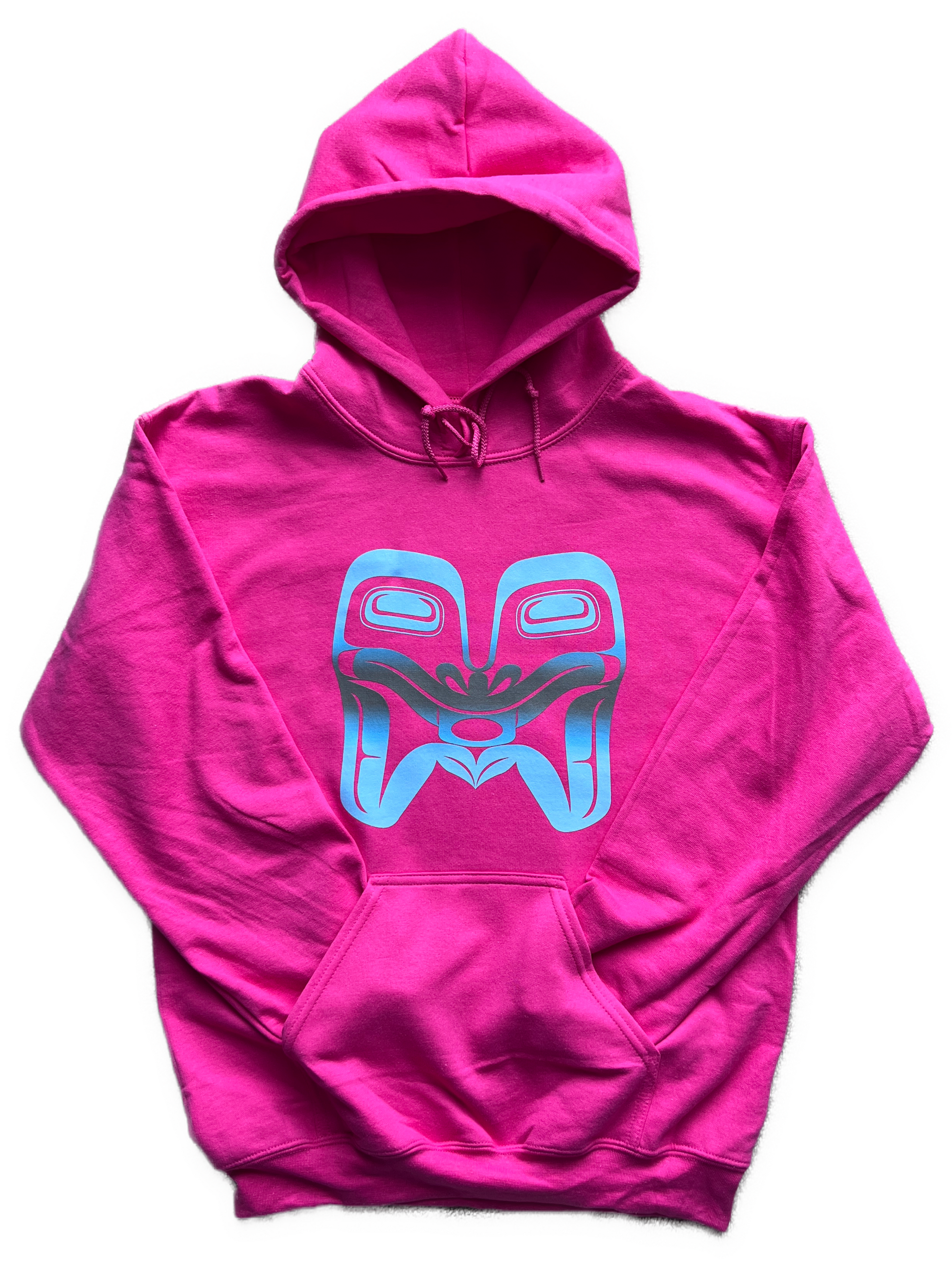 Frog Hoodie Heliconia - Premium  from Northwest Coast Native Apparel/John P Wilson Haisla - Just $50! Shop now at Northwest Coast Native Apparel/John P Wilson Haisla