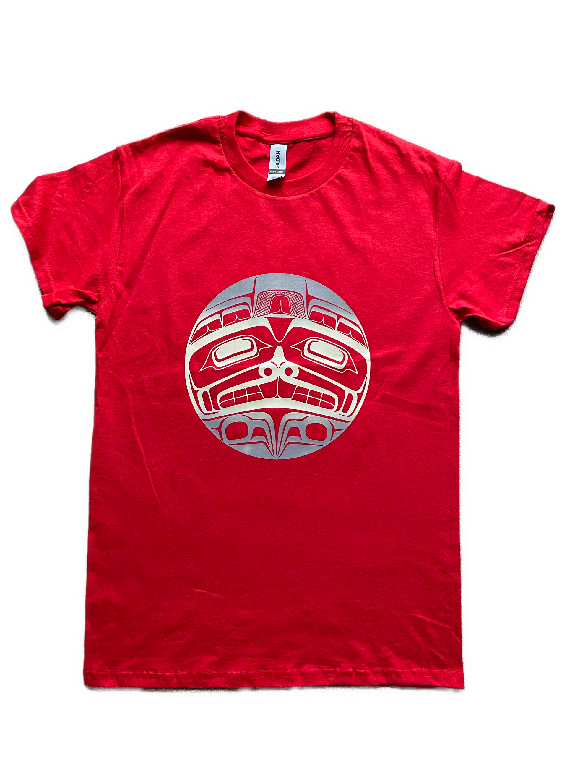 Beaver Tshirt Red - Premium  from Northwest Coast Native Apparel/John P Wilson Haisla - Just $26! Shop now at Northwest Coast Native Apparel/John P Wilson Haisla