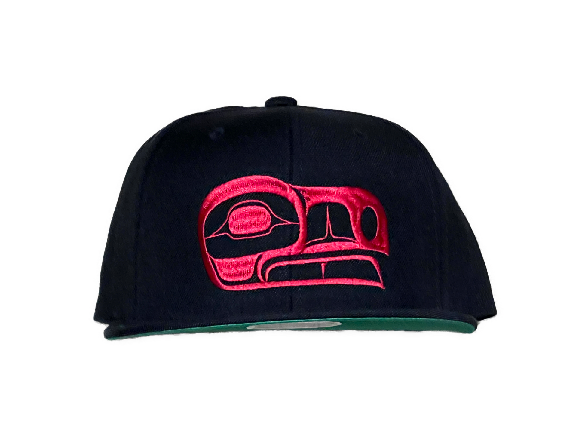 Raven Snapback Cap - Premium  from Northwest Coast Native Apparel/John P Wilson Haisla - Just $50! Shop now at Northwest Coast Native Apparel/John P Wilson Haisla