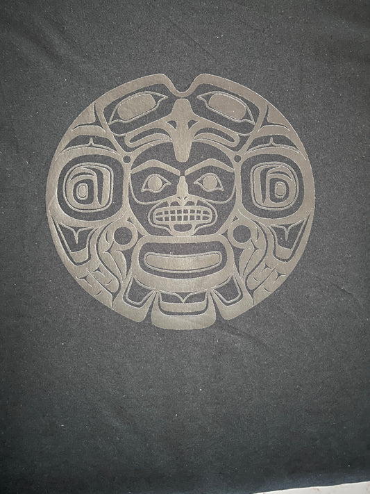 Eagle Black on Black - Premium  from Northwest Coast Native Apparel/John P Wilson Haisla - Just $26! Shop now at Northwest Coast Native Apparel/John P Wilson Haisla