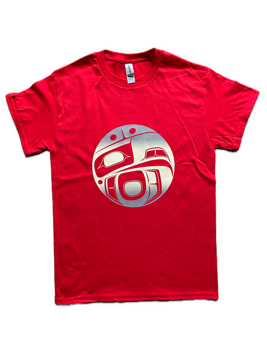 Eagle Tshirt Red - Premium  from Northwest Coast Native Apparel/John P Wilson Haisla - Just $26! Shop now at Northwest Coast Native Apparel/John P Wilson Haisla