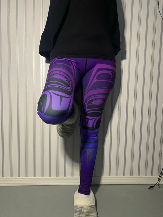 Abstract Wolf Leggings