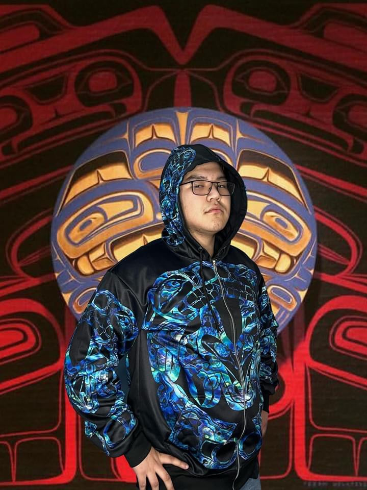 Abalone Wolf Hoodie All over Print