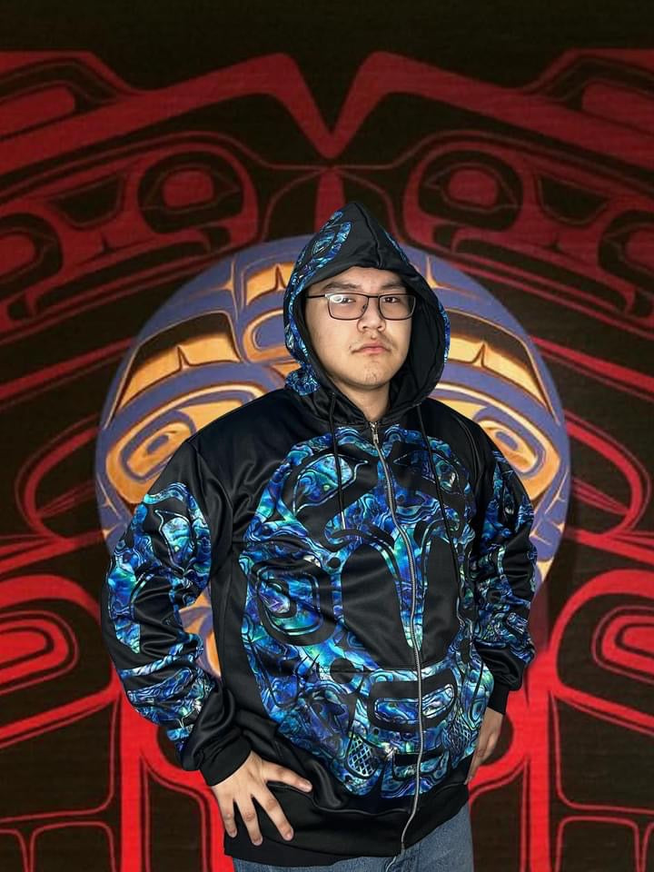Abalone Raven Hoodie All over Print